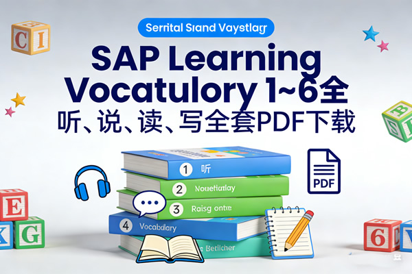 《sap Learning Vocabulary》1~6全，听、说、读、写全套pdf下载